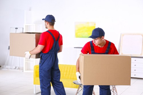 Man and van removals team helping with a Chelsea residential move