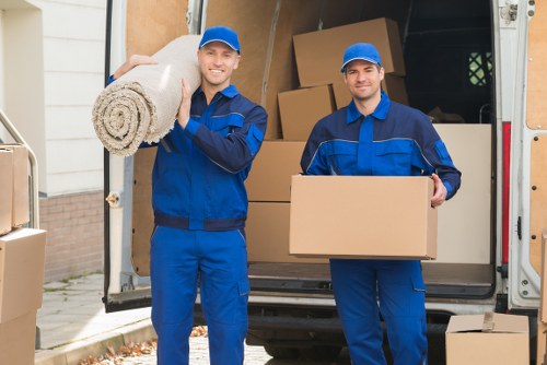 Moving preparation checklist and boxes for a Chelsea relocation