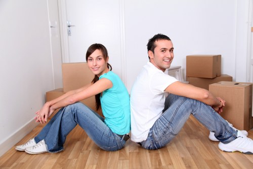 Careful handling of office furniture during a Chelsea relocation