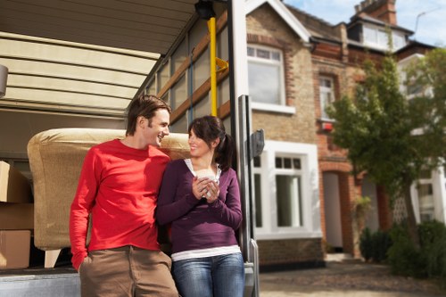 Careful furniture handling during a Chelsea home move